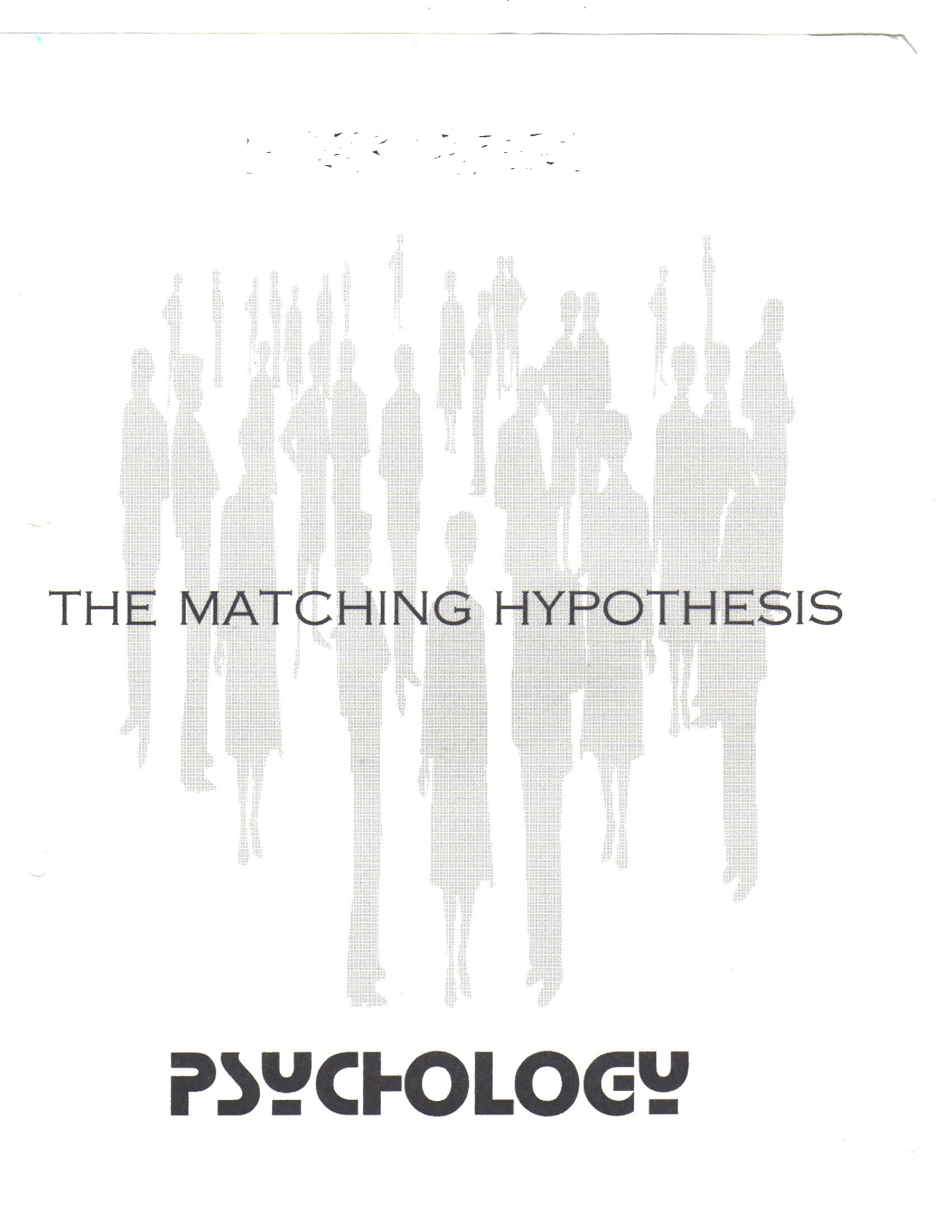 The matching hypothesis image